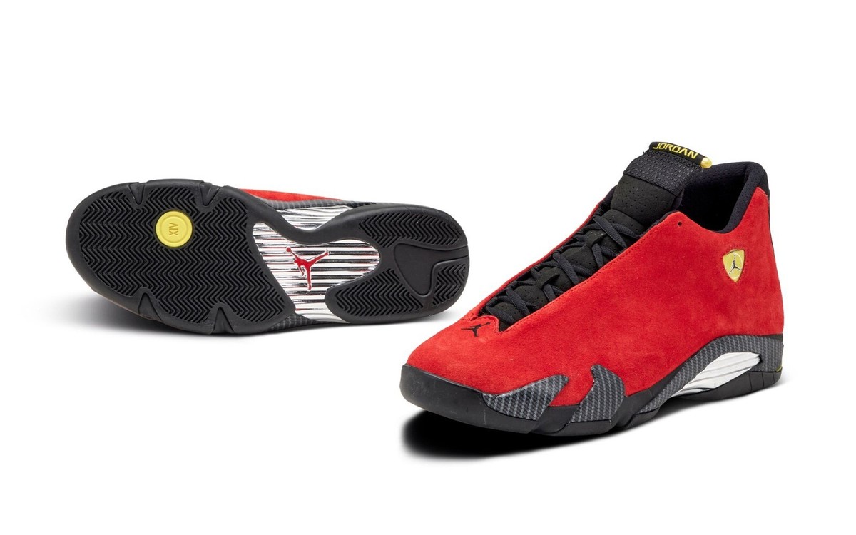 シューズ(男性用) 30cm NIKE AIR JORDAN 14 RETRO FERRARI Jordan 14 Retro Reverse Ferrari 2019 - BQ3685-706 Men's