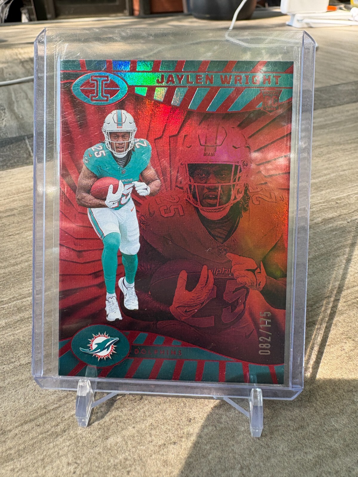 2024 Panini Illusions - Jaylen Wright #56 Trophy Collection Red /175 (RC)