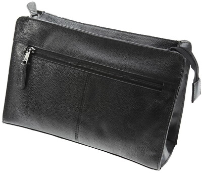 Made in GERMANY LEDER Kulturtasche HANS KNIEBES Kulturbeutel Kulturbox Größe M