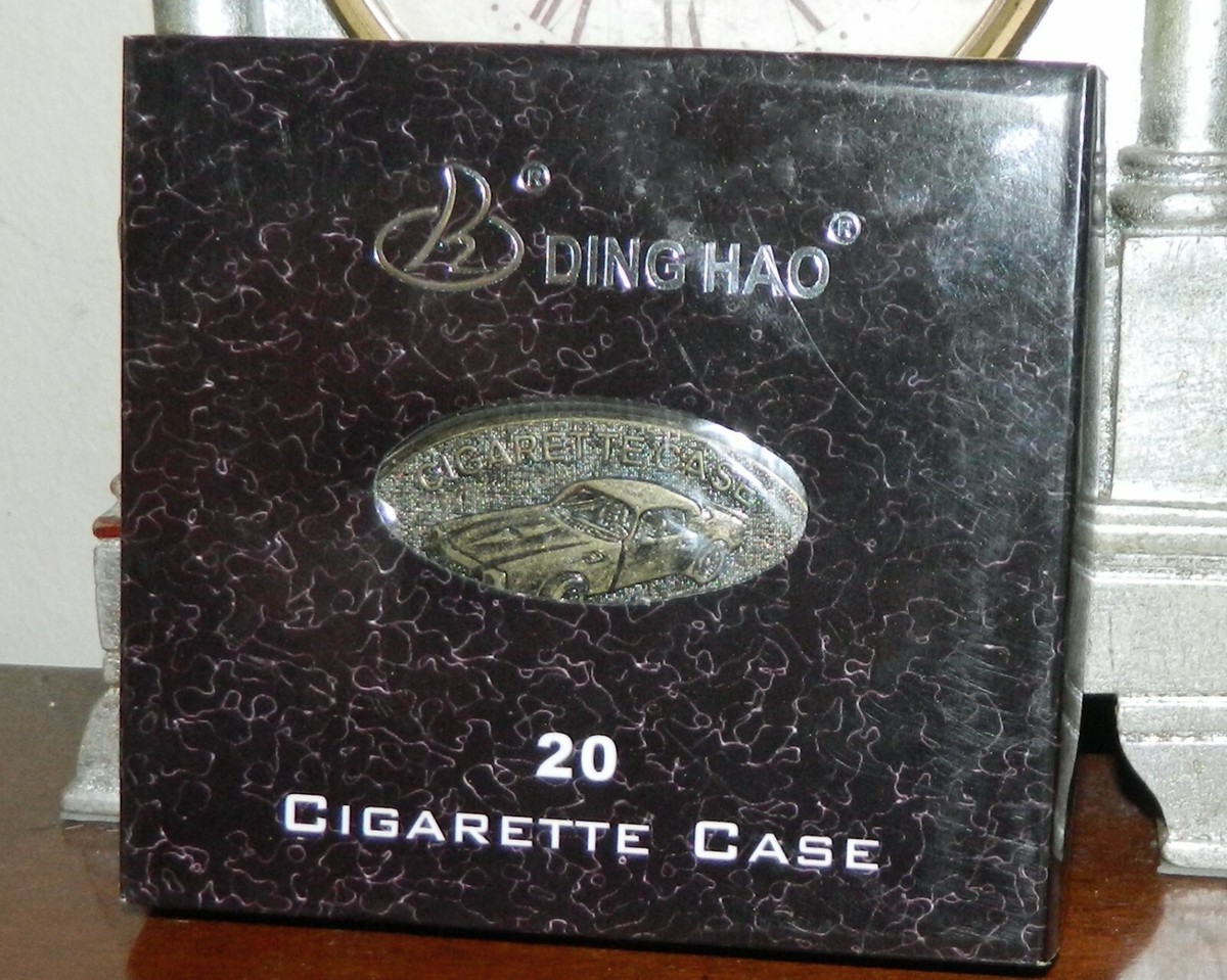 dinghao cigarette case VINTAGE Wenzhou Dinghao Cigarette Case Smoking Set DH-8921