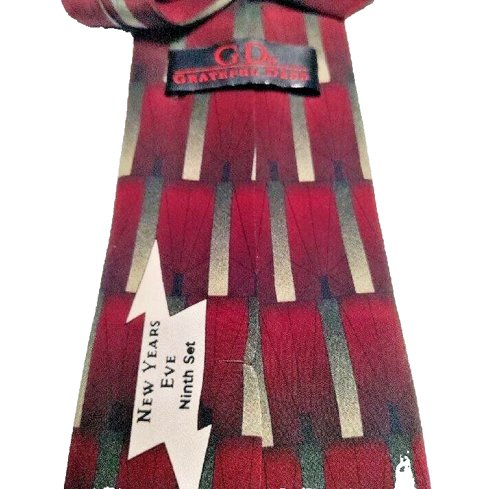 Vintage Grateful Dead "New Years Eve" Ninth Set Collectors 100% Silk Hand Made - Image 3 of 4