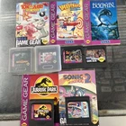 Sega Game Gear 6x Video Game Bundle/5 Manuals/ Lot