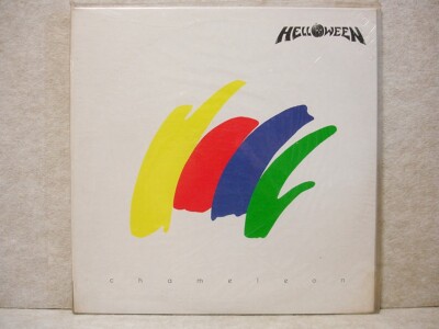 Helloween Chameleon 1993 Korea 2LP Picture & Lyric W/Insert g/f Sealed Promo