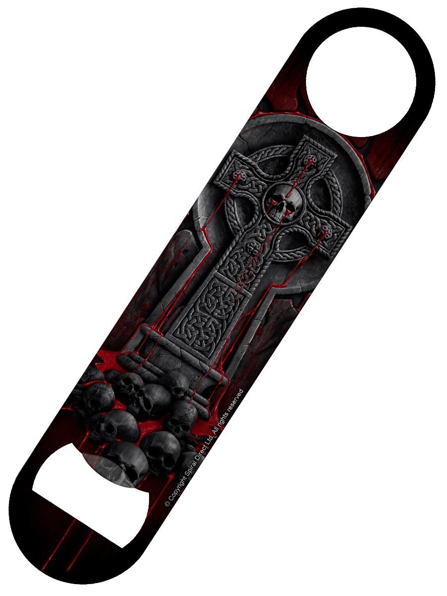 Spiral Bottle Opener Bleeding Souls Bar Blade Black 18x4cm
