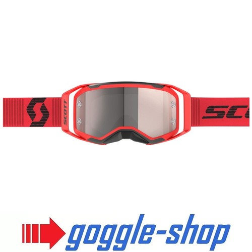 Scott Prospect 2.0 Motocross Goggles - Red Black / Silver Works Mirror Lens - 第 2/3 張圖片
