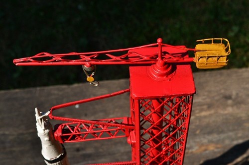 Handmade Tin Saturn V Rocket & Launch Pad Tinplate Model - NASA - Apollo - Moon - Picture 12 of 12