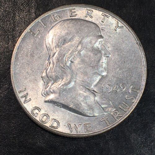 1949-D Franklin Half Dollar - High Quality Scans #o967