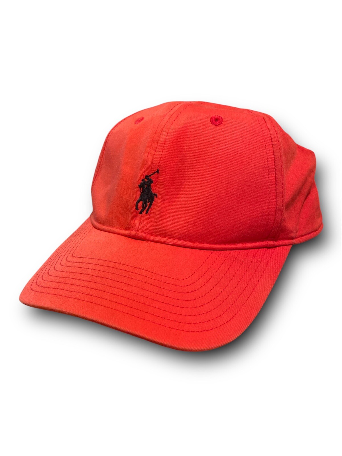 Cappello Berretto Polo Ralph Lauren Rosso Strapback Regolabile Logo Pony Performance