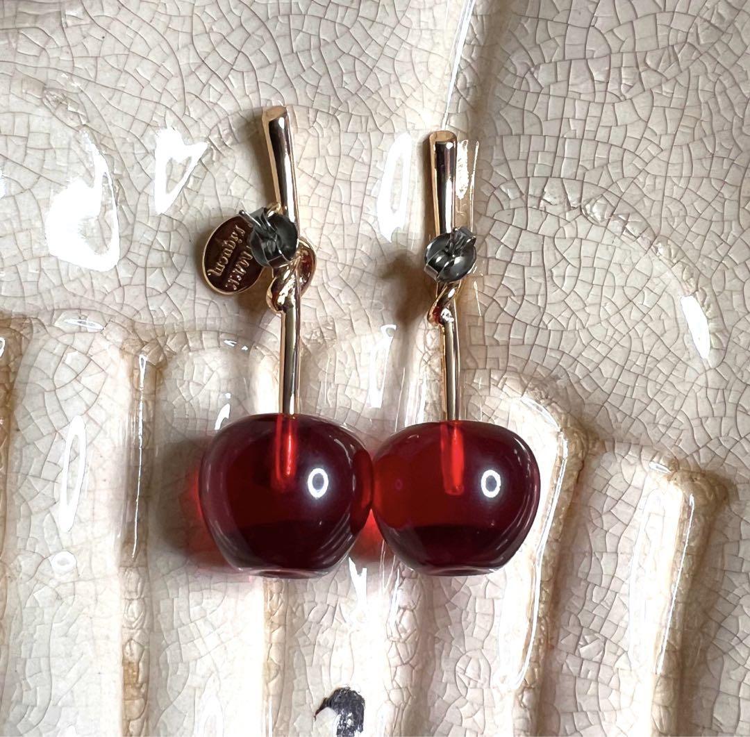 Takashi Murakami x Liquem Accessory Cherry Non-Clip Earrings | eBay 