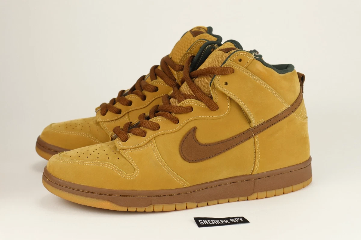 Nike SB Dunk High Pro Wheat Maple High 2002 OG Orange Box 305050-221 Size 10.5
