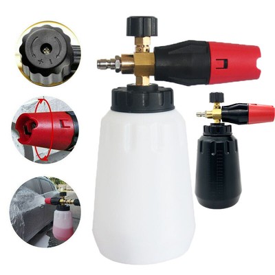 Snow Foam Lance Cannon Soap Bottle Sprayer For Pressure Washer Gun Jet Car Wash