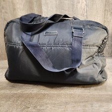 Tommy Hilfiger Duffle BagBlack Quilted Puffer Tote Purse Small Logo