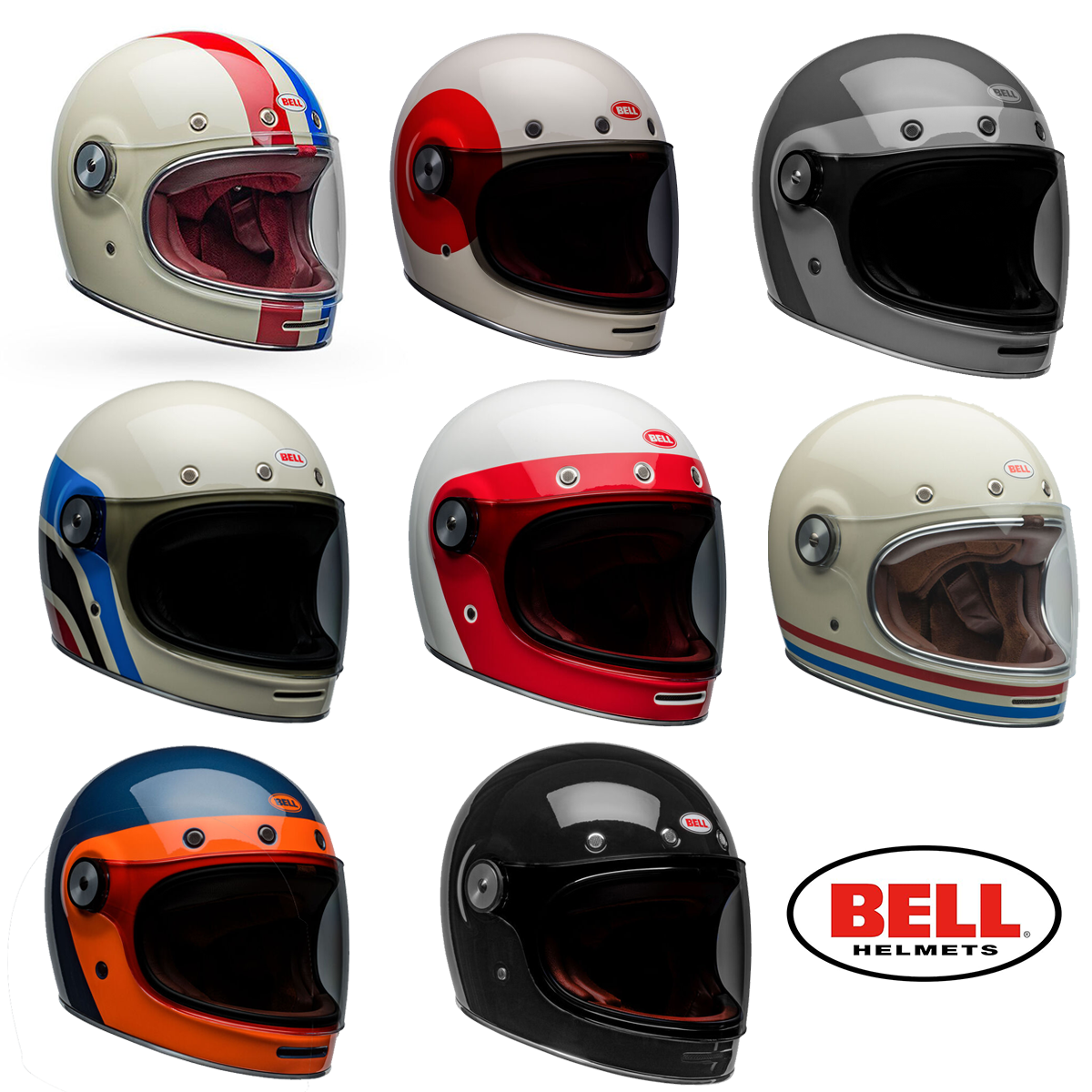 BELL （bullitt）フルフェイスヘルメット DOT認証 Bell Bullitt Full Face Motorcycle Helmet DOT Approved | eBay