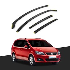 Seat Alhambra MK2 2010-2022 5 Door MPV Wind Deflectors Rain Guard Visors 4pc