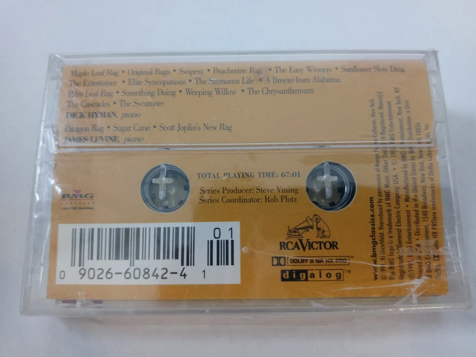 JOPLIN Greatest Hits BMG Entertainment Piano Vtg 1999 New Sealed Cassette Tape - Image 2 of 2