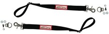 RACERDIRECT.NET CAR DOOR LIMIT STRAP ADJUSTABLE LIMITING STRAPS BLACK