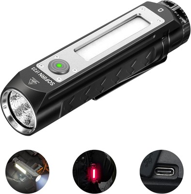 High Power 4000lm Waterproof Flashlight with Adjustable Modes - Sofirn IF23