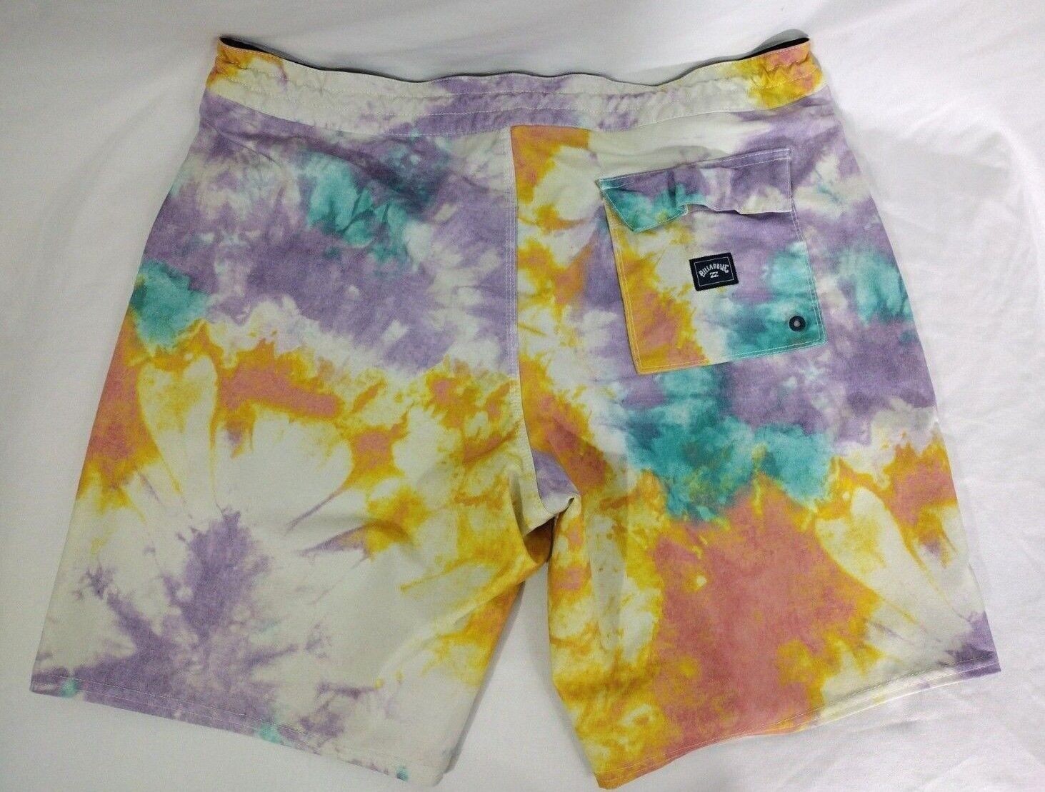 BILLABONG Board Shorts Swim Trunks Mens 36 Sundays Lo Tide Pastels Tye