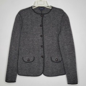 structured sweater jacket