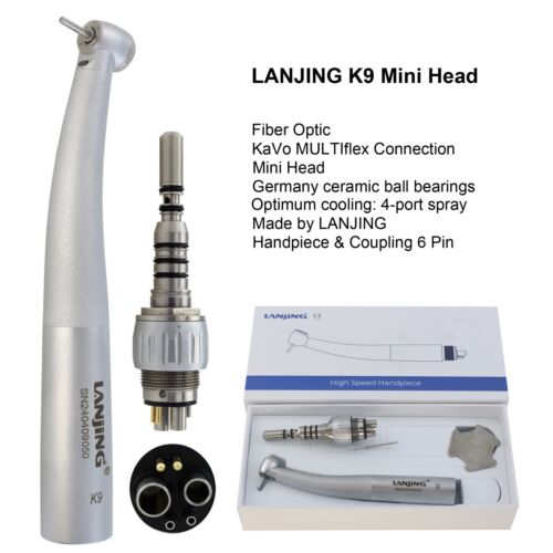 COXO Dental High Speed Handpiece Fiber Optic Turbine Mini For KaVo MULTIflex 4 6 - Picture 6 of 310