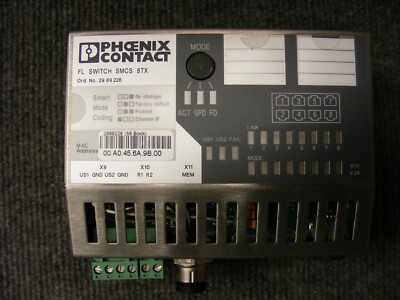 Phoenix Contact FL Switch Cat. No. 2989226 Model SMCS 8TX