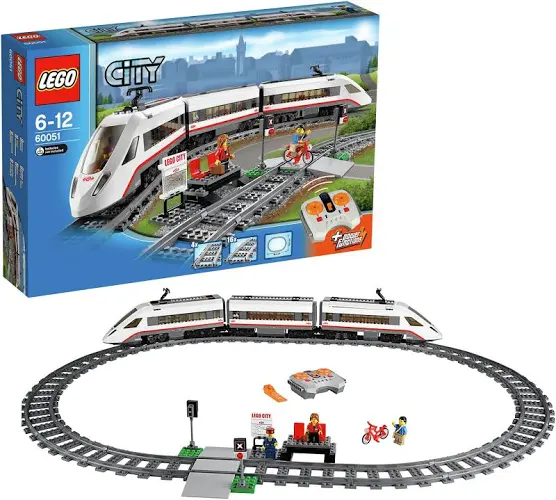 New Lego High-Speed Passenger Train. 60051. Box Shows Slight Wear