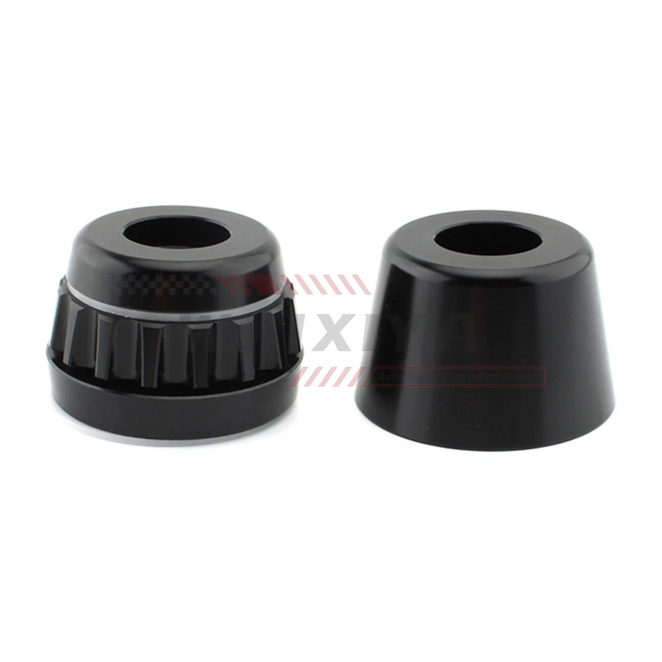 Tampa de aderência plugue de extremidade de guidão CNC para BMW G650GS K1200R R1200R R1100S K1600B preta - Imagem 3 de 4