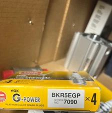 BKR5EGP - NGK - Platinum Spark Plugs pack of 4