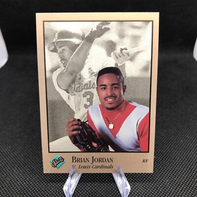 1992 (CARDINALS) Studio #93 Brian Jordan Rookie