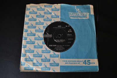 Cher    Bang Bang (My Baby Shot Me Down) 7'' Vinyl 1966  Liberty    LIB 66160