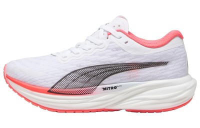 PUMA Deviate Nitro 2 Low White Fire Orchid W - 376855-19