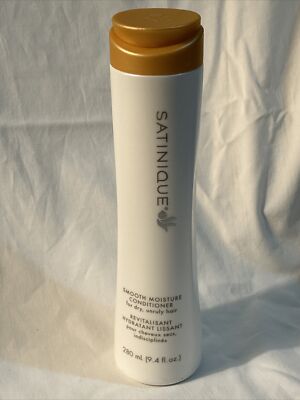 Amway Satinique Smooth Moisture Conditioner for Dry, Unruly Hair 9.4 Fl Oz NEW