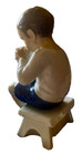 Danish Bing & Grondahl (B&G) porcelain figurine 'Victor boy drinking #1713... — photo 4