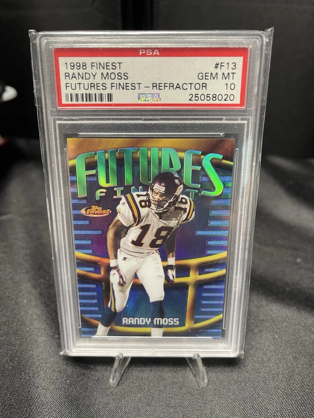 Randy Moss Finest Futures Finest #F13 Futures Finest-Refractor