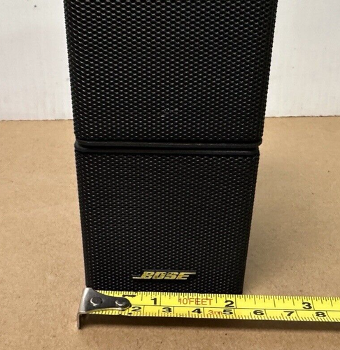 Bose Lifestyle Mini Jewel Speakers Double Cube Cables C L R Black 5 LOT Tested - Picture 15 of 16