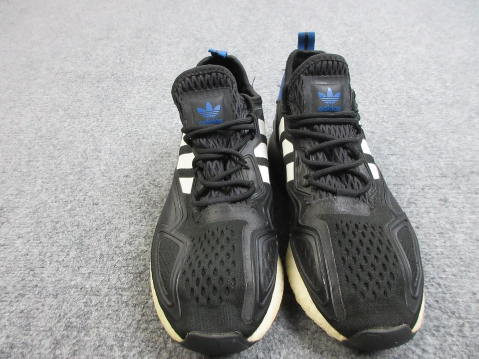 Adidas Originals Zx 2K Boost Shoes Boys Size 7 Black Juniors Sneakers FY1707 - Image 2 of 4