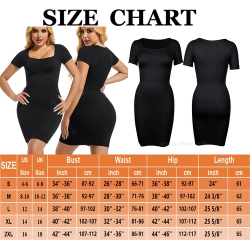 Seamless Shapewear Slips for Under Dresses Women Tummy Control Full Slip Shaper - Picture 25 of 33