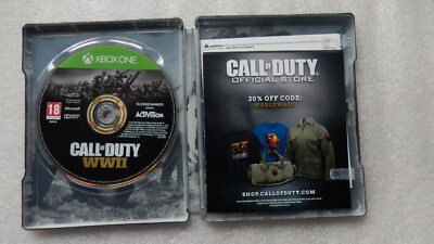 Call Of Duty WWII Édition Pro Steelbook - PS4/PS5 - VF - Très Bon état