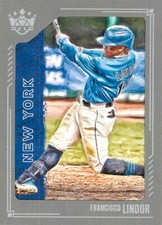 2021 Diamond Kings Grey Frame #162 Francisco Lindor METS