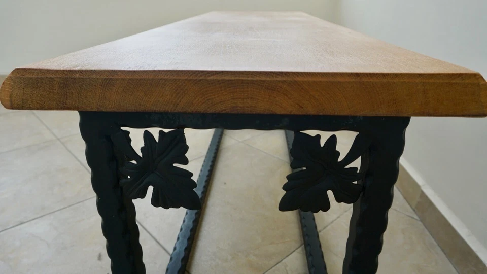 Live edge wooden coffe table / bench - Image 2 of 2