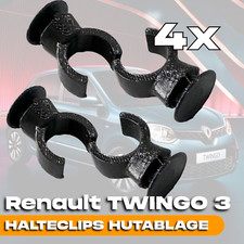 4x Clips Hutablage Halteseile passend für Renault TWINGO 3 ähnlich 799645106R