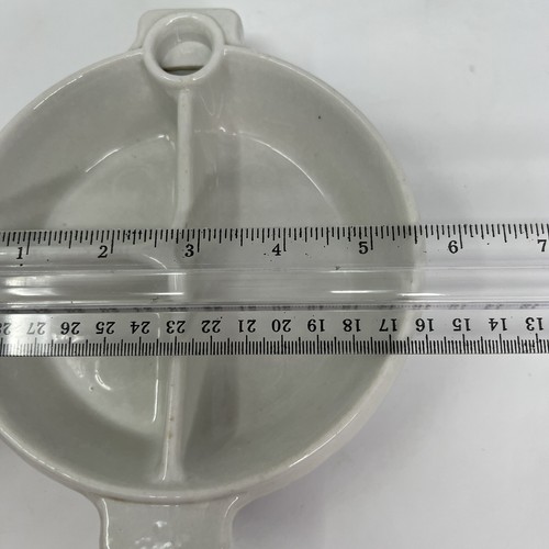 Piatto da alimentazione vintage Hankscraft in ceramica diviso per bambini riscaldamento acqua calda 946-senza tappo - Foto 15 di 17
