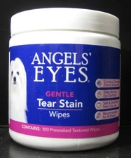 Angels' Eyes Gentle Tear 100 Presoaked Textured Stain Wipes Exp. 2027
