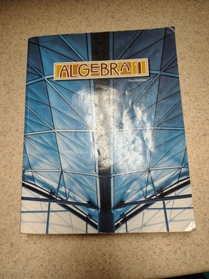BJU Press Algebra 1 Student Textbook 3rd Edition Homeschool Math High School