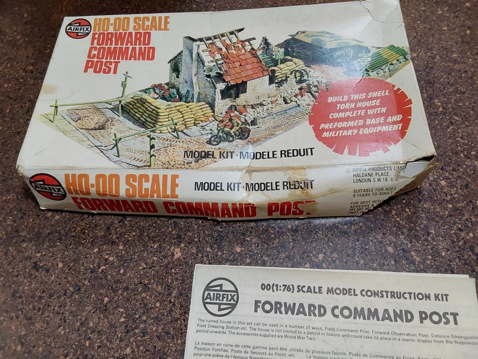 Vtg AIRFIX: Forward Command Post Kit HO-OO #04380-5 Series 4 Model Kit - Image 2 of 4