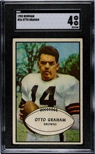 1953 Bowman Otto Graham #26 SGC 4