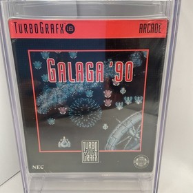 Galaga '90 (TurboGrafx-16, 1989) Complete CGC8.0 Sealed