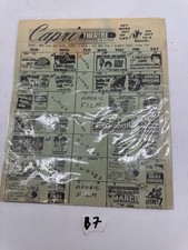 Capri Theatre Cortland Ave Calendar Movie Schedule Handbill