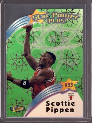 SCOTTIE PIPPEN 1997-98 Fleer Ultra Star Power Plus Die-Cut SP