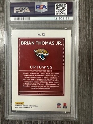 2024 Panini Donruss Optic - Uptowns Brian Thomas Jr. #12 (RC) for